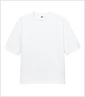エアリズムコットンオーバーサイズTシャツ（5分袖）正面
